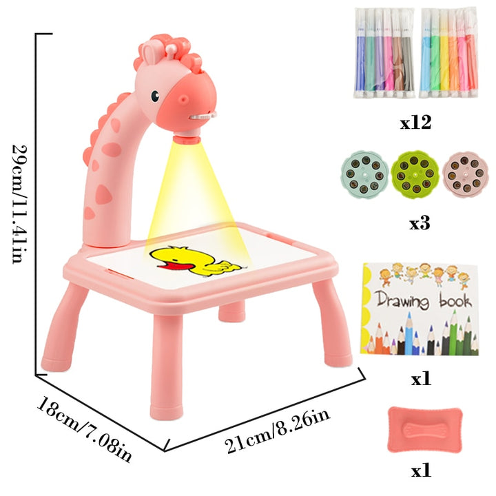 Mesa de Desenho Infantil de LED